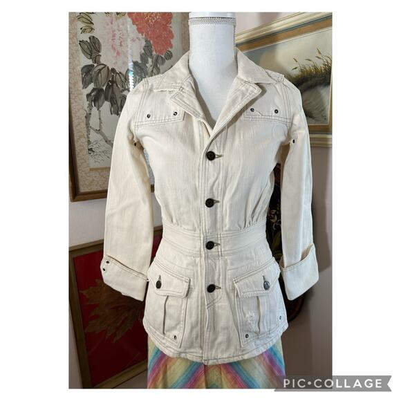 Earl Jeans Distressed Jacket - Picture 1 of 6